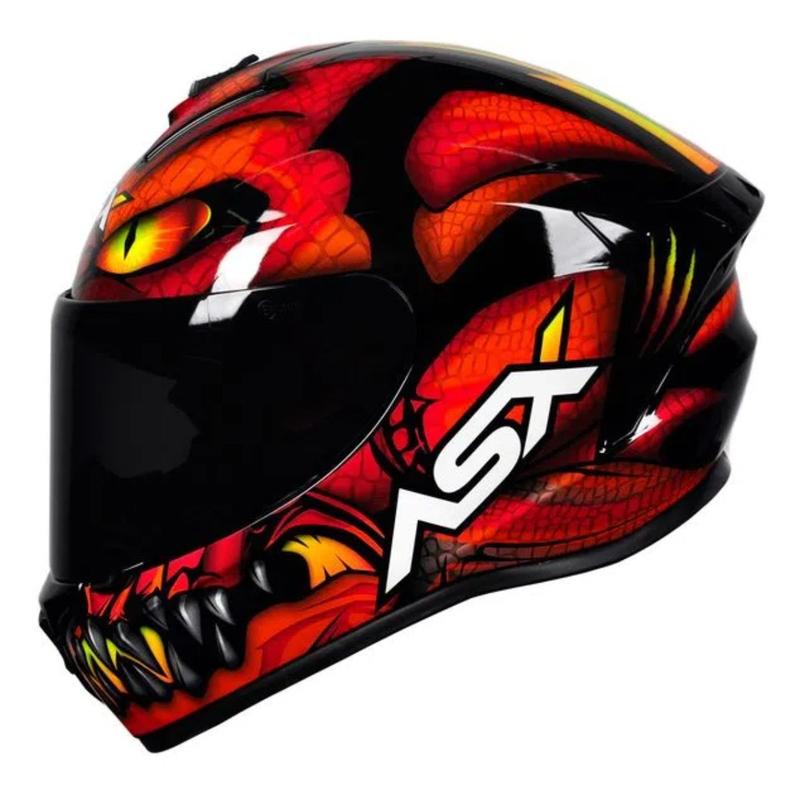Capacete ASX/ Axxis Draken Joker ( Coringa ) - Brilhante